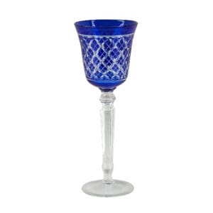 Glam Cobalt 8.5oz Wine Goblet Glass