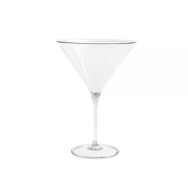 Capri Aqua Martini Glass (6633) Polycarbonate Unbreakable Martini