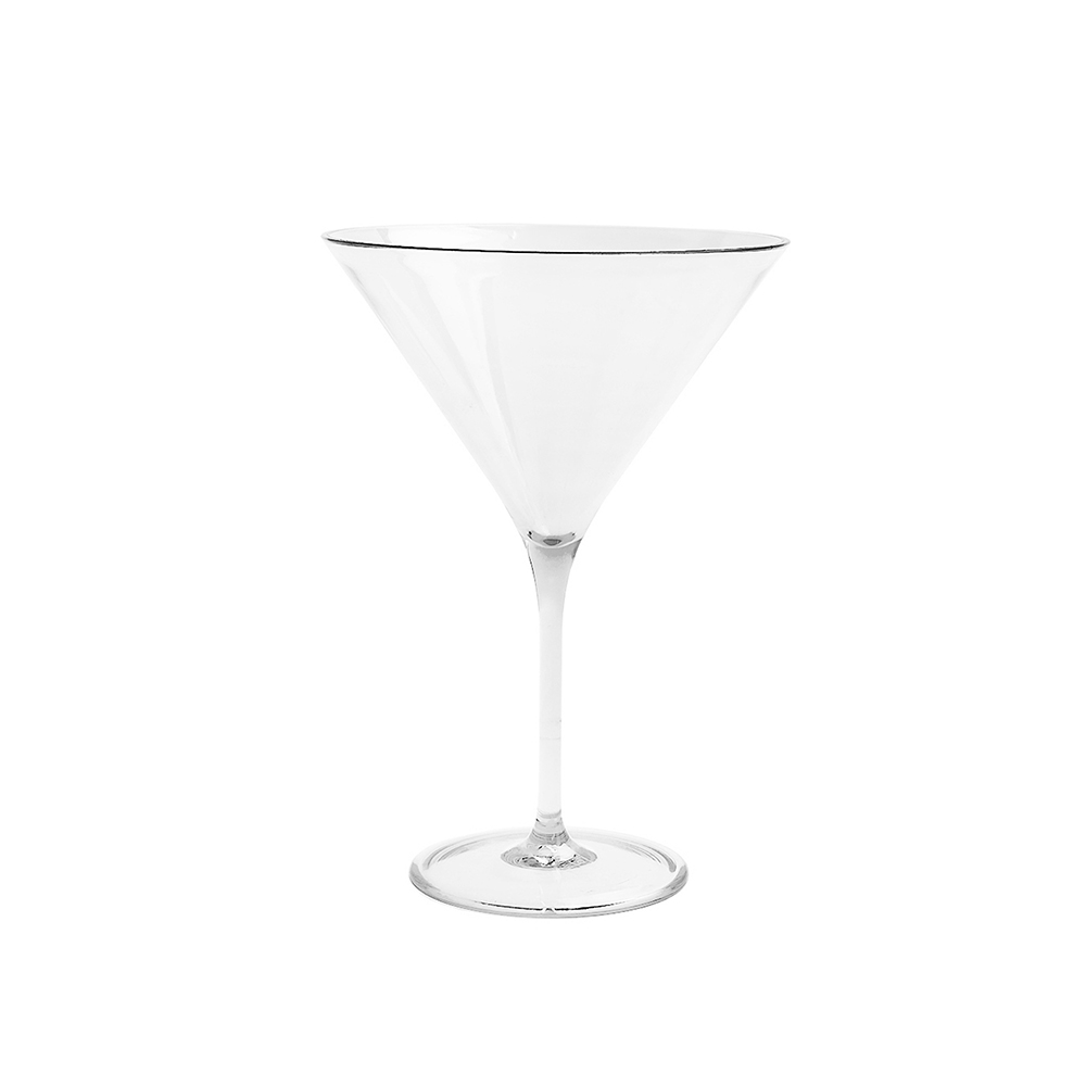 Capri Clear Martini Glass (6634) Polycarbonate Unbreakable Martini