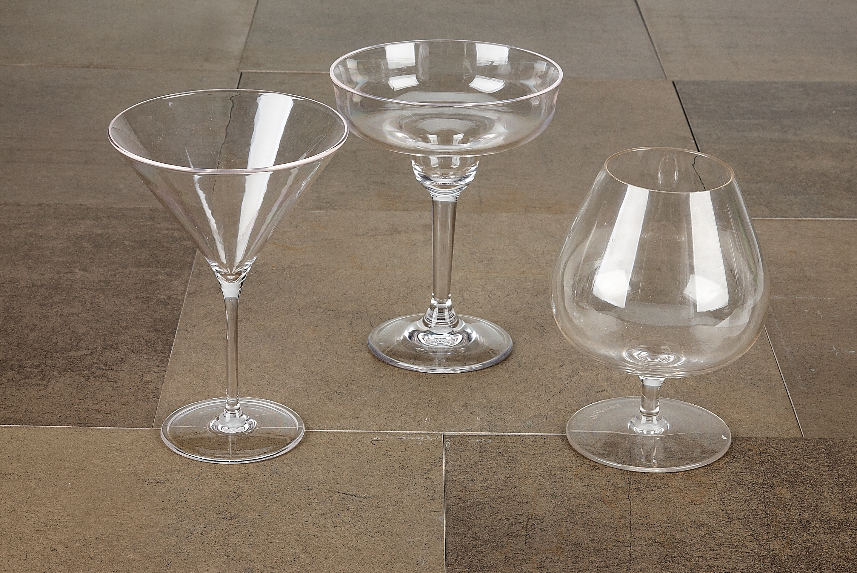Capri Pina Colada Clear (6716) Polycarbonate Unbreakable Tall Cocktail Glass