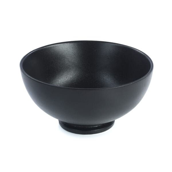 Milano Round Ceramic Black Bowl, Set of 4