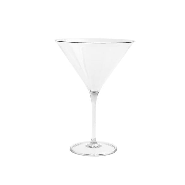 Capri  Clear Polycarbonate 8oz Martini Glass