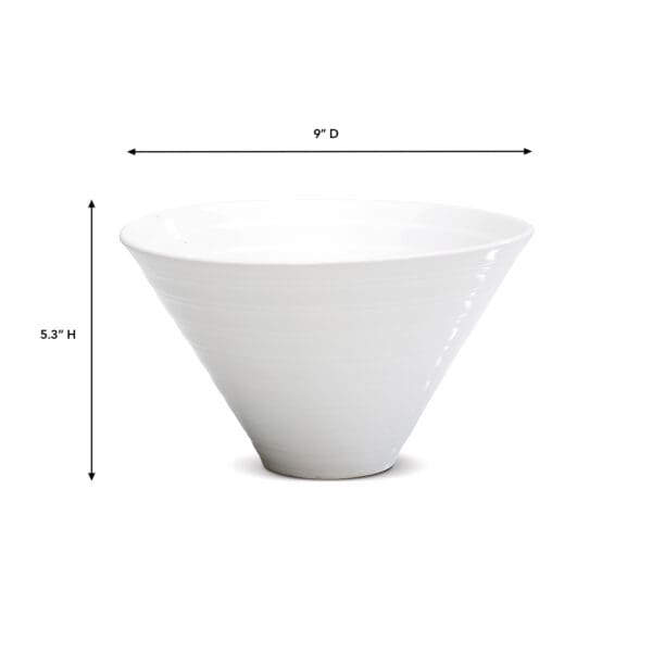 Cone Porcelain Large Serving Bowl - Image 2