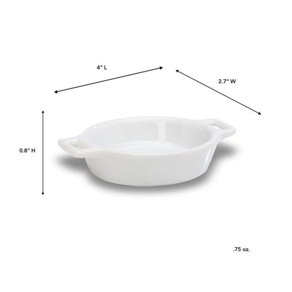 Crema Porcelain Small Dish - Image 2