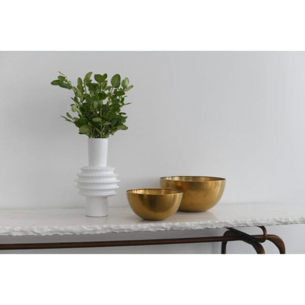 Nori White Ceramic Vase - Image 4