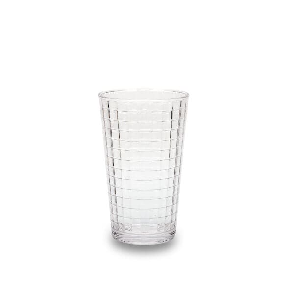 Checker Clear Polycarbonate 13oz Tumbler