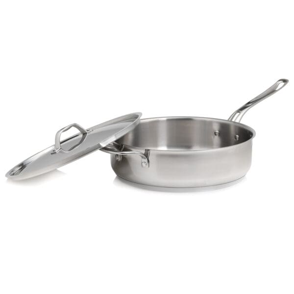 Terra Induction Ready Stainless Steel 6 Qt Pan with Lid