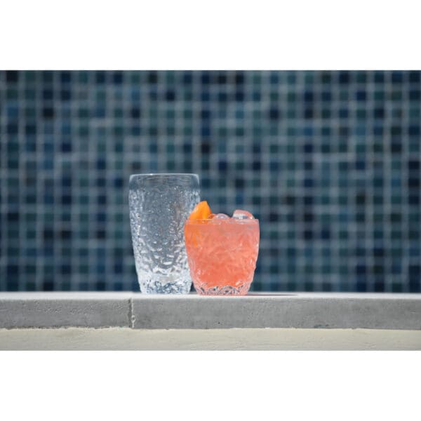 Fantasia Clear Polycarbonate 11oz Rocks Glass - Image 2