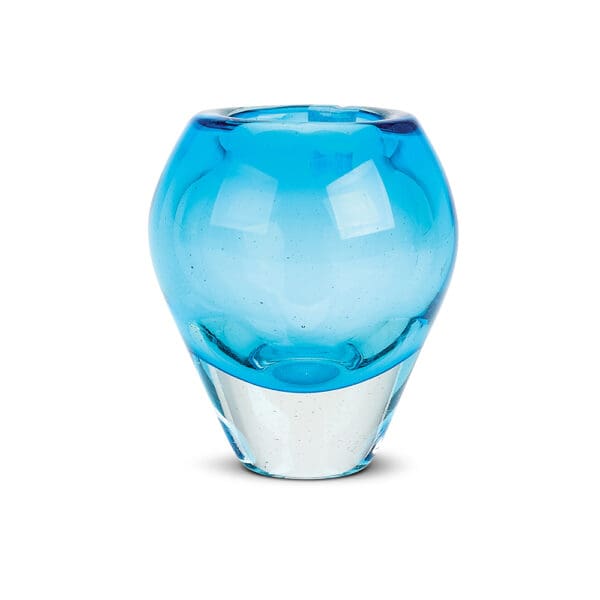 Fjord Aqua Glass Vase