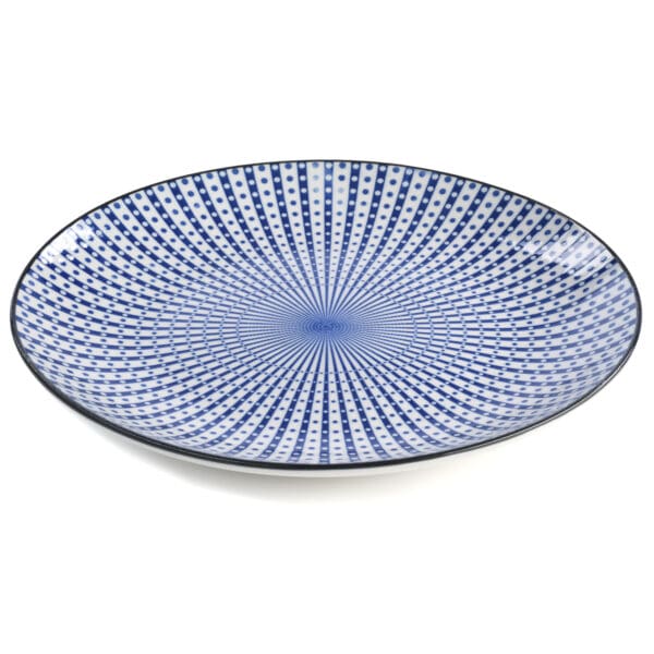 Fuji Ceramic Small Blue Salad Plate, Set of 4