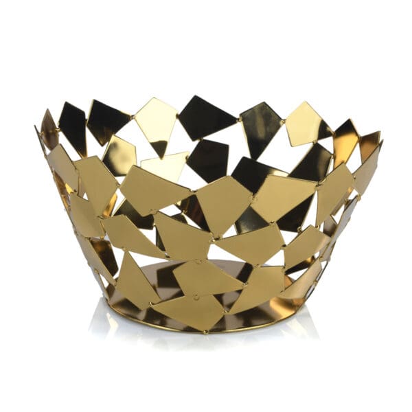 Gala Gold Stainless Steel Fruit Bowl - Image 2