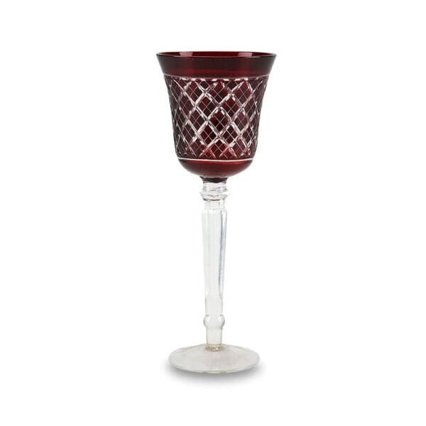 Glam Red 7oz Wine Goblet