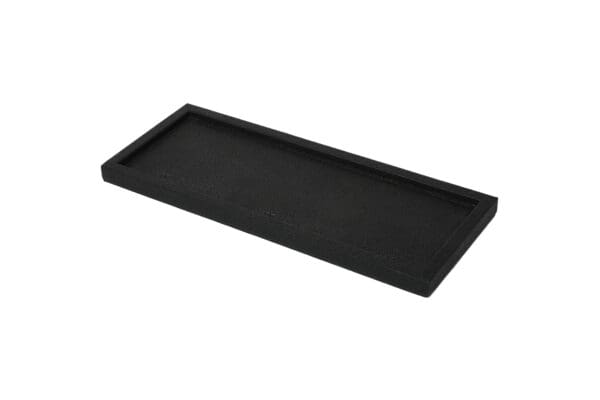 Gramercy Black Faux Leather Tray Medium