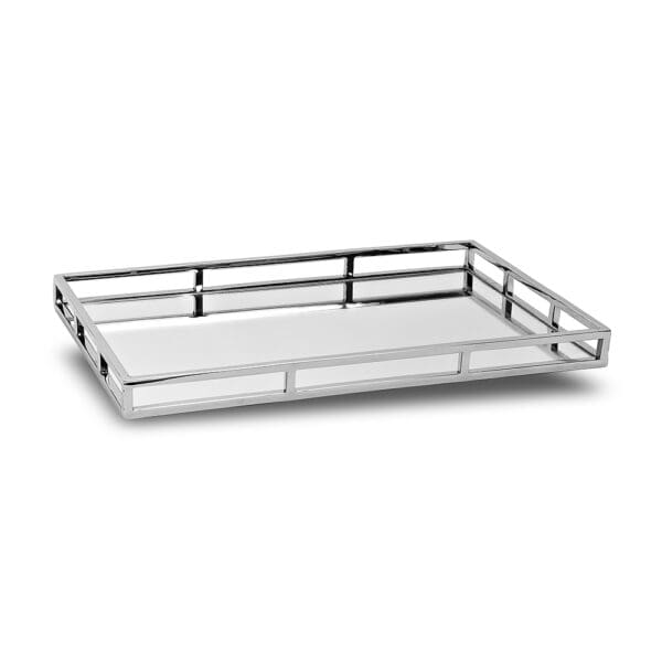 Greenwich Rectangular Stainless Steel Mirrored  Service Tray