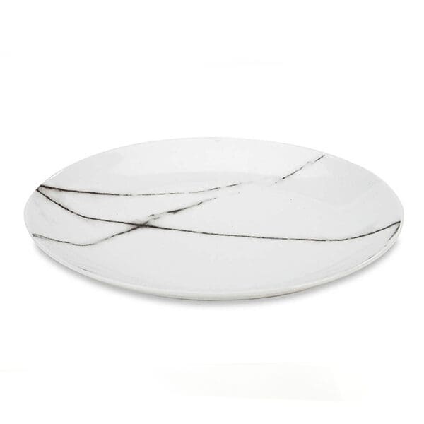 Geneva Marbled Porcelain Large Plate - Image 4