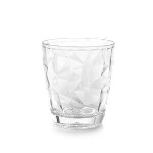 Groove Clear Polycarbonate 12.9oz Rocks Glass