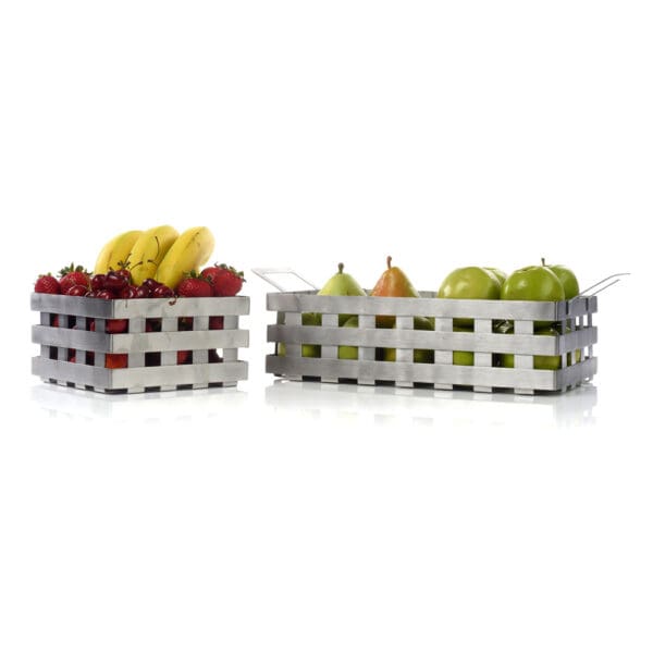 Zurich Woven Stainless Steel Basket Large - Image 3