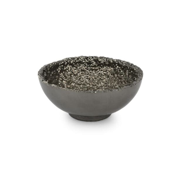 Jerome Small Charcoal Aluminum Snack Bowl