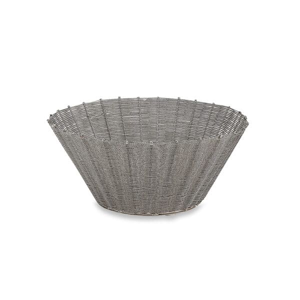 Liza Woven Stainless Steel Fruit Basket Large