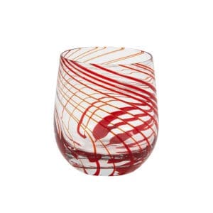 Marbella Red 14oz Rocks Glass