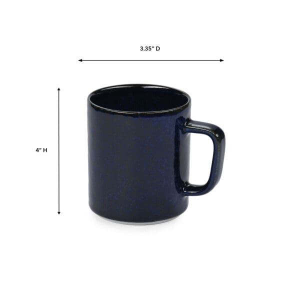 Mare Blue Porcelain Coffee Mug - Image 2