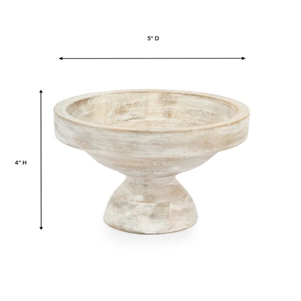 Mendocino Small Wood Footed Bowl - Image 2