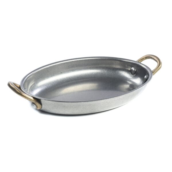 Mista Mini Stainless Steel & Brass Casserole Bowl