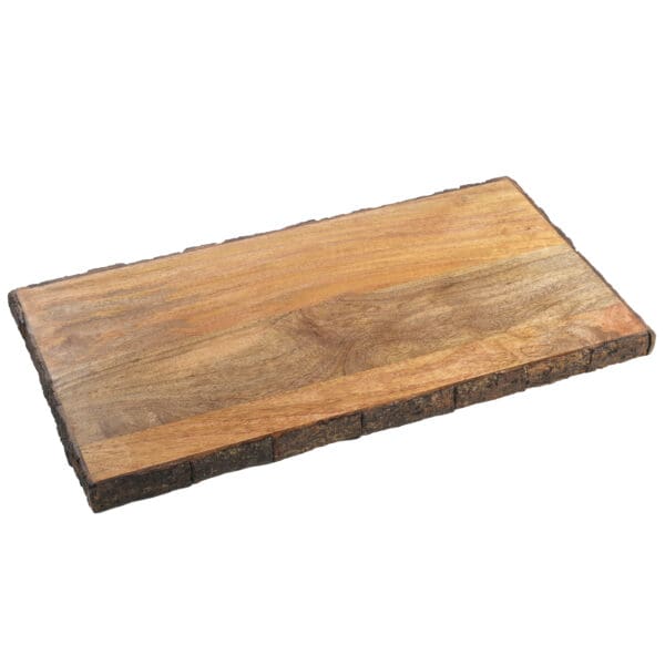 Napa Mango Wood Small Rectangle Bark Platter