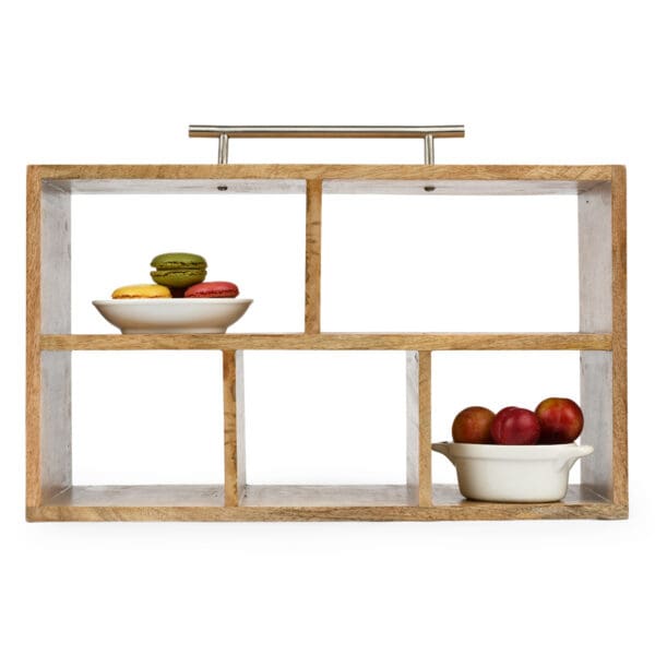 Napa Modern Wood Multi Compartment Stand Small - Image 2