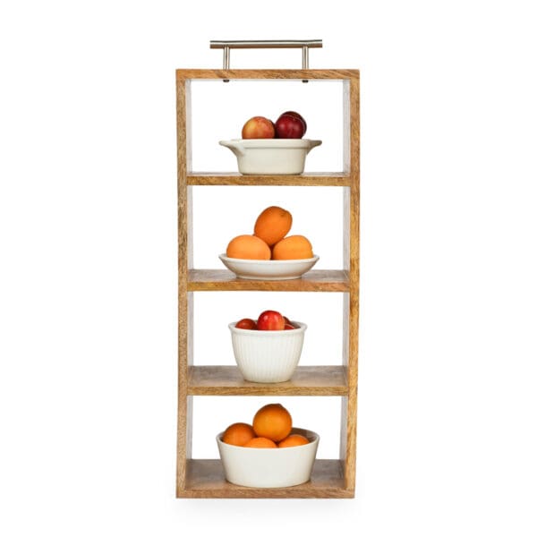 Napa Modern Wood Multi Compartment Stand Tall - Image 3