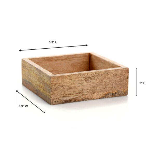 Napa Wood Napkin Caddy - Image 2