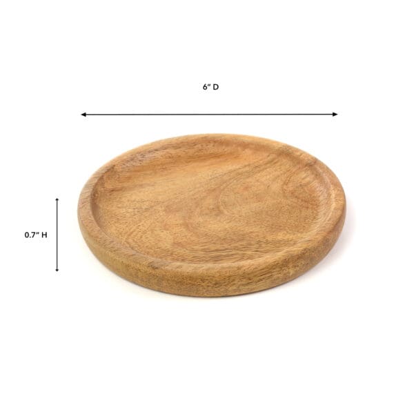 Napa Wood Round Tray Small - Image 2