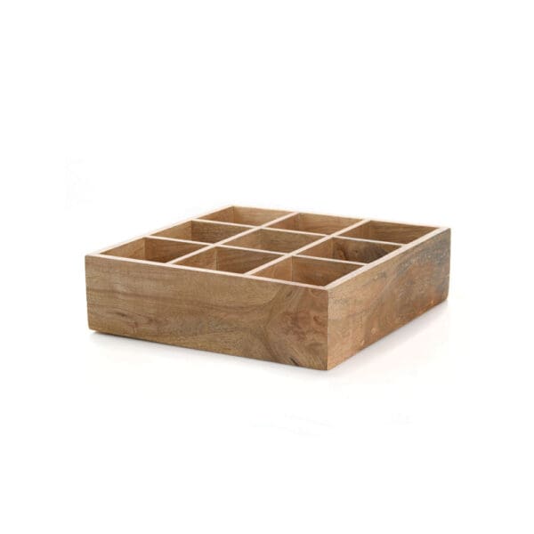 Napa Wood Tea Box 9 Compartments