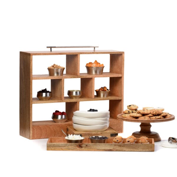 Napa Modern Wood 3 Tier Stand - Image 2