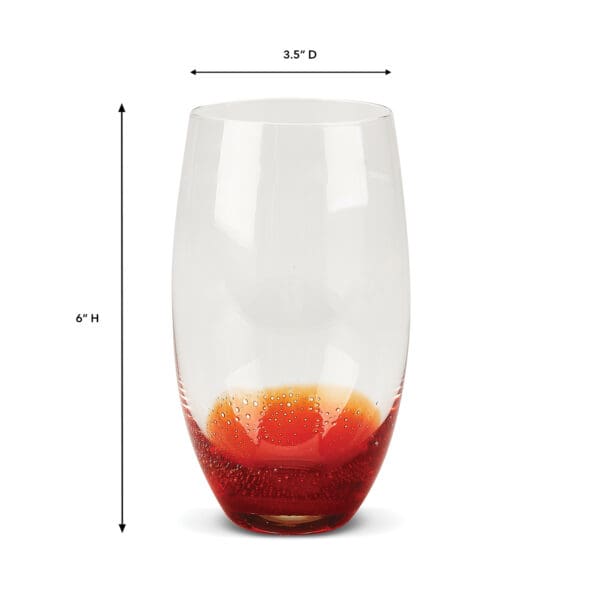 Nassau Red 19oz Highball Glass - Image 2