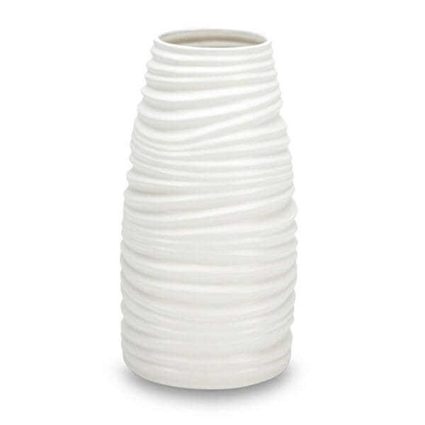 Nordic White Ceramic Vase Small