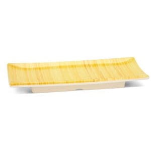 Organica Bamboo Melamine Wedge Plate