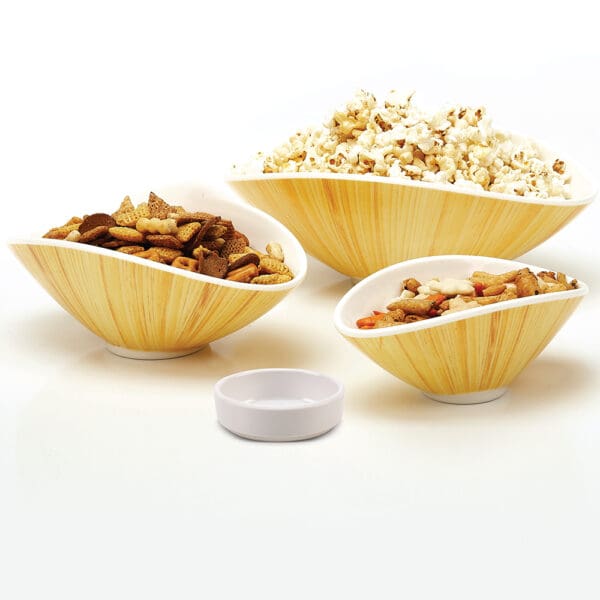 Organica Large Bamboo Coupe Melamine Serving  Bowl - Image 2