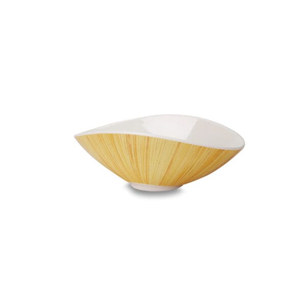 Organica Medium Bamboo Coupe Melamine Serving  Bowl