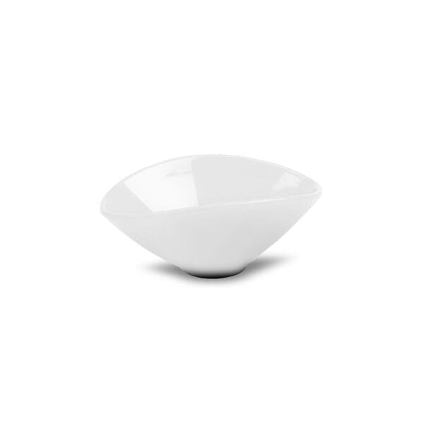 Organica Small White Coupe Melamine Serving  Bowl