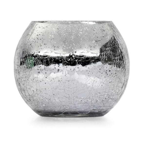 Parisian Silver Glass Candle Votive