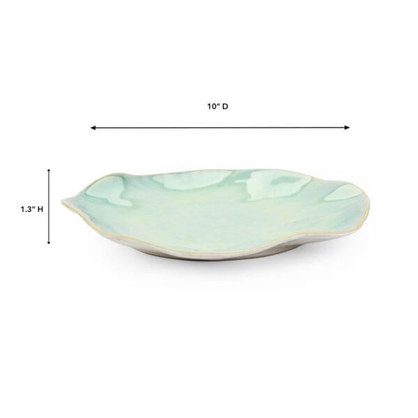 Perla Large Stoneware Plate - Image 2