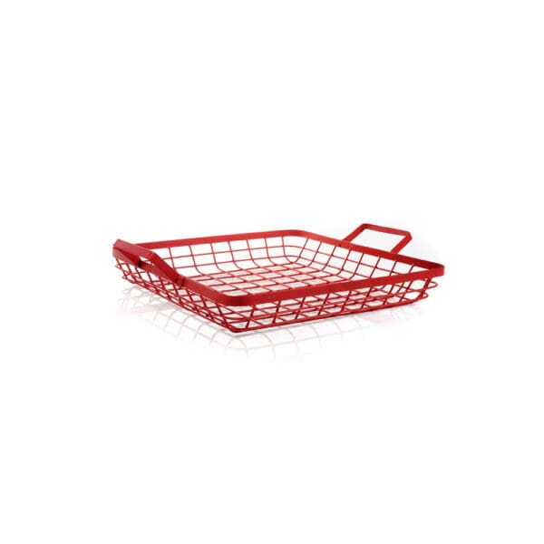 CALISTOGA SQUARE BASKET RED