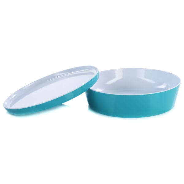 Rimini Large Teal Melamine Serving Bowl