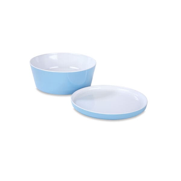 Rimini Small Sky Blue Melamine Serving Bowl