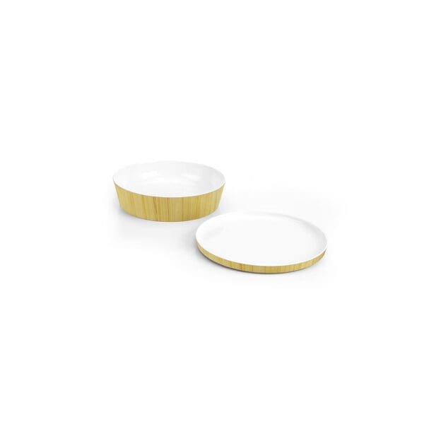 Rimini Small Bamboo Melamine Serving Bowl