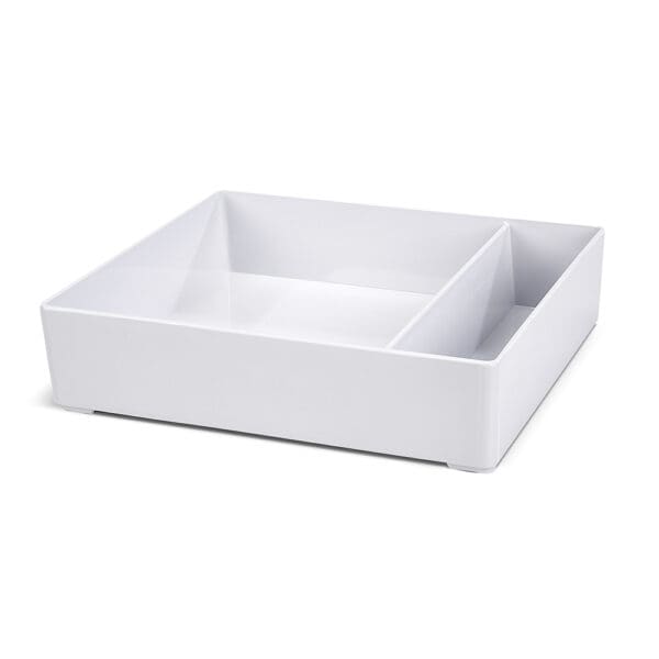 Splash Large White Melamine Bento Box wo/lid