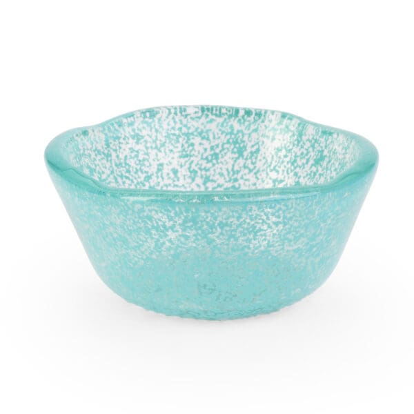 Splendido Small Aqua Glass Bowl