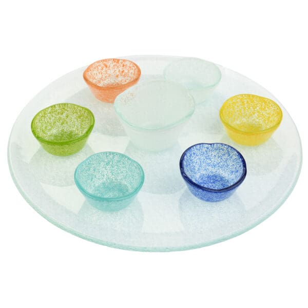 Splendido Small Aqua Glass Bowl - Image 3