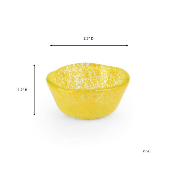 Splendido Small Lemon Glass Bowl - Image 2